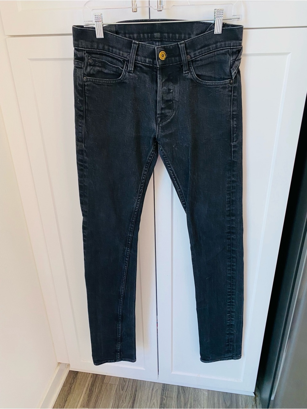 Hudson black skinny women’s jeans size 30 denim